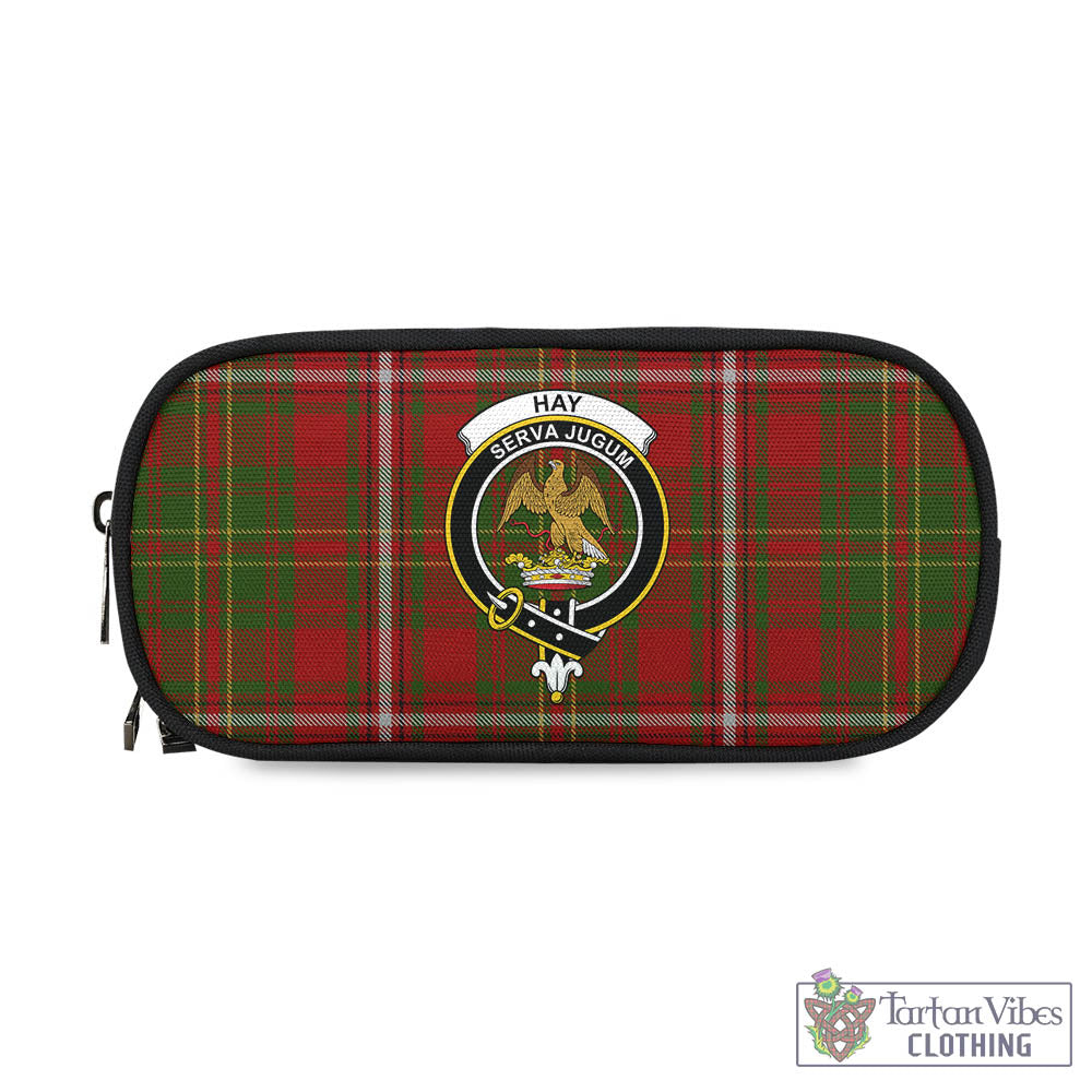 Tartan Vibes Clothing Hay Tartan Pen and Pencil Case with Family Crest