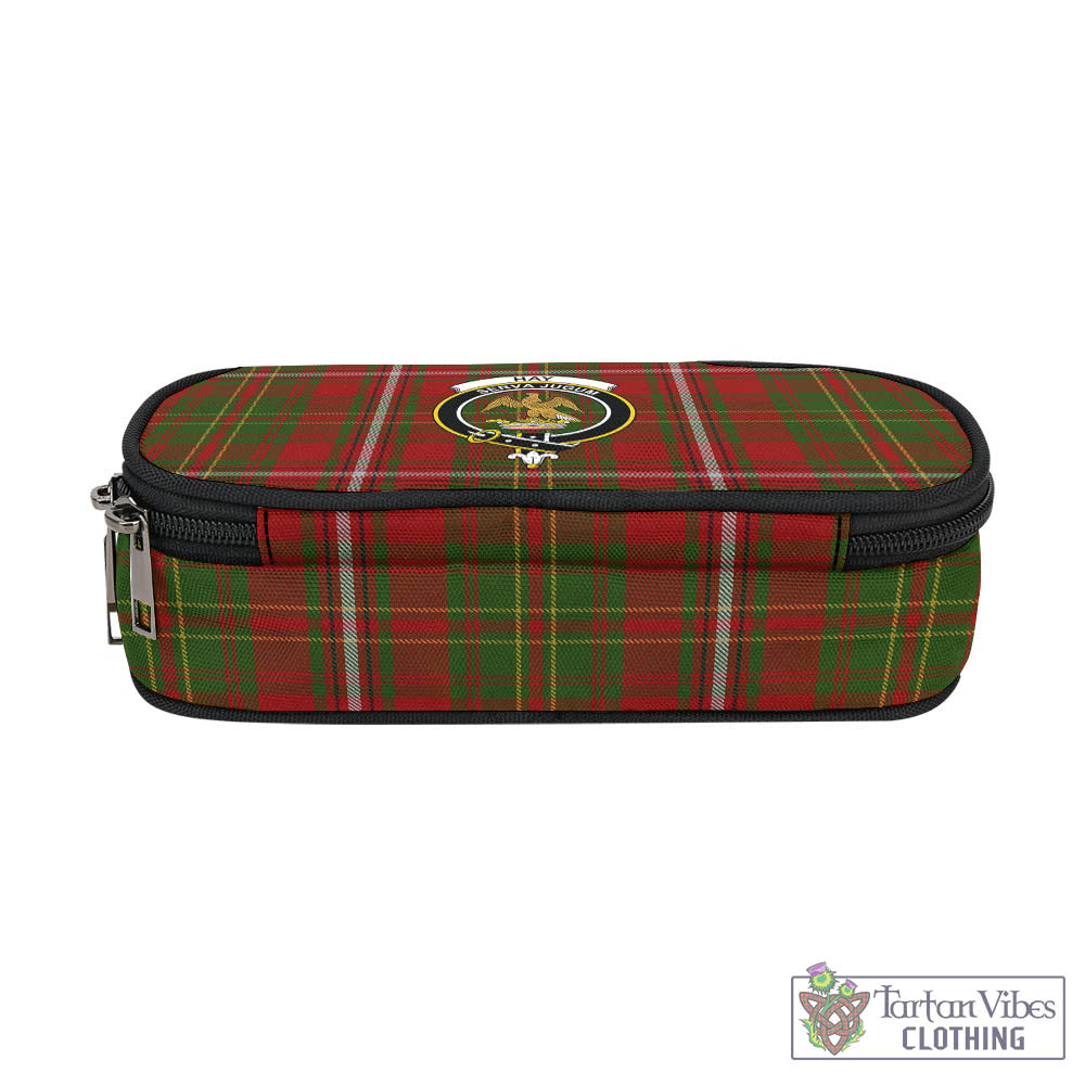 Tartan Vibes Clothing Hay Tartan Pen and Pencil Case with Family Crest