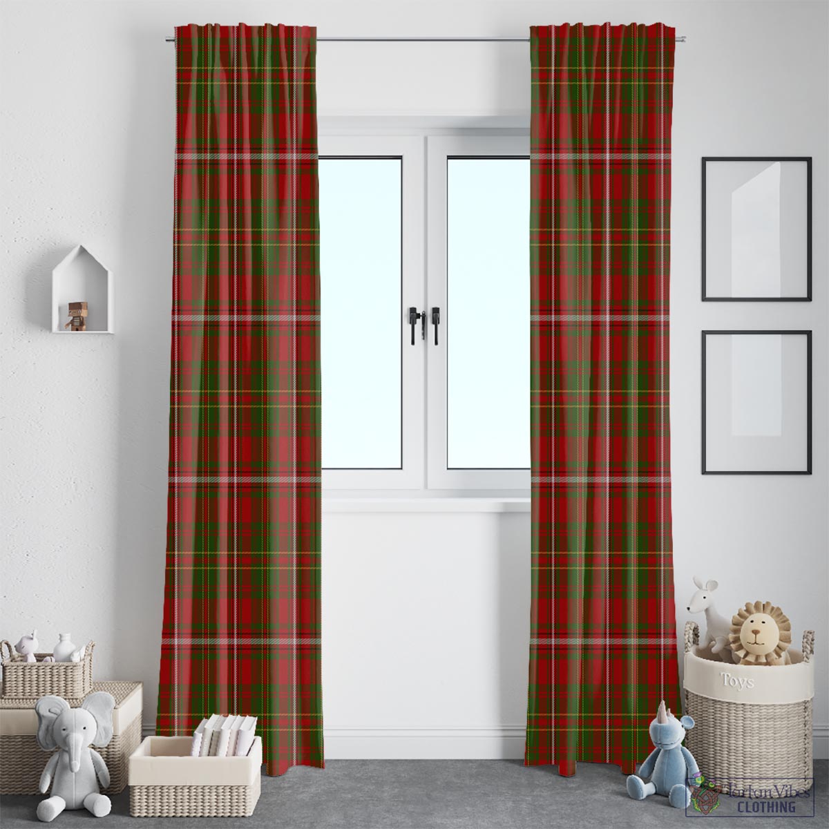 Hay Tartan Window Curtain