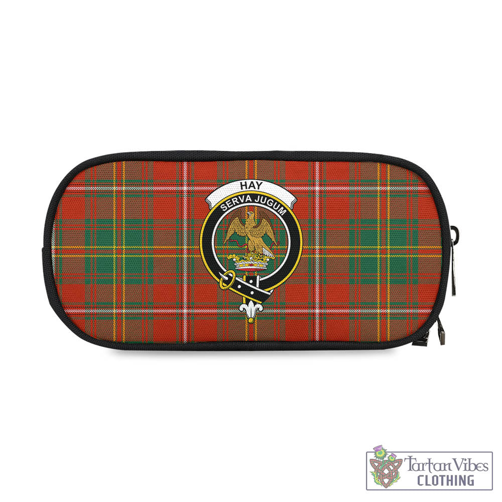 Tartan Vibes Clothing Hay Ancient Tartan Pen and Pencil Case with Family Crest