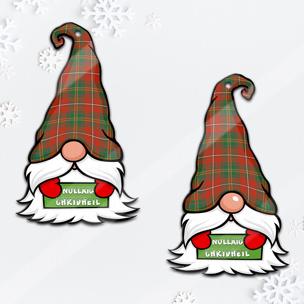 Hay Ancient Gnome Christmas Ornament with His Tartan Christmas Hat - Tartan Vibes Clothing