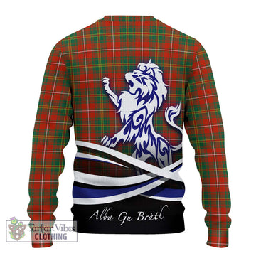 Hay Ancient Tartan Ugly Sweater with Alba Gu Brath Regal Lion Emblem