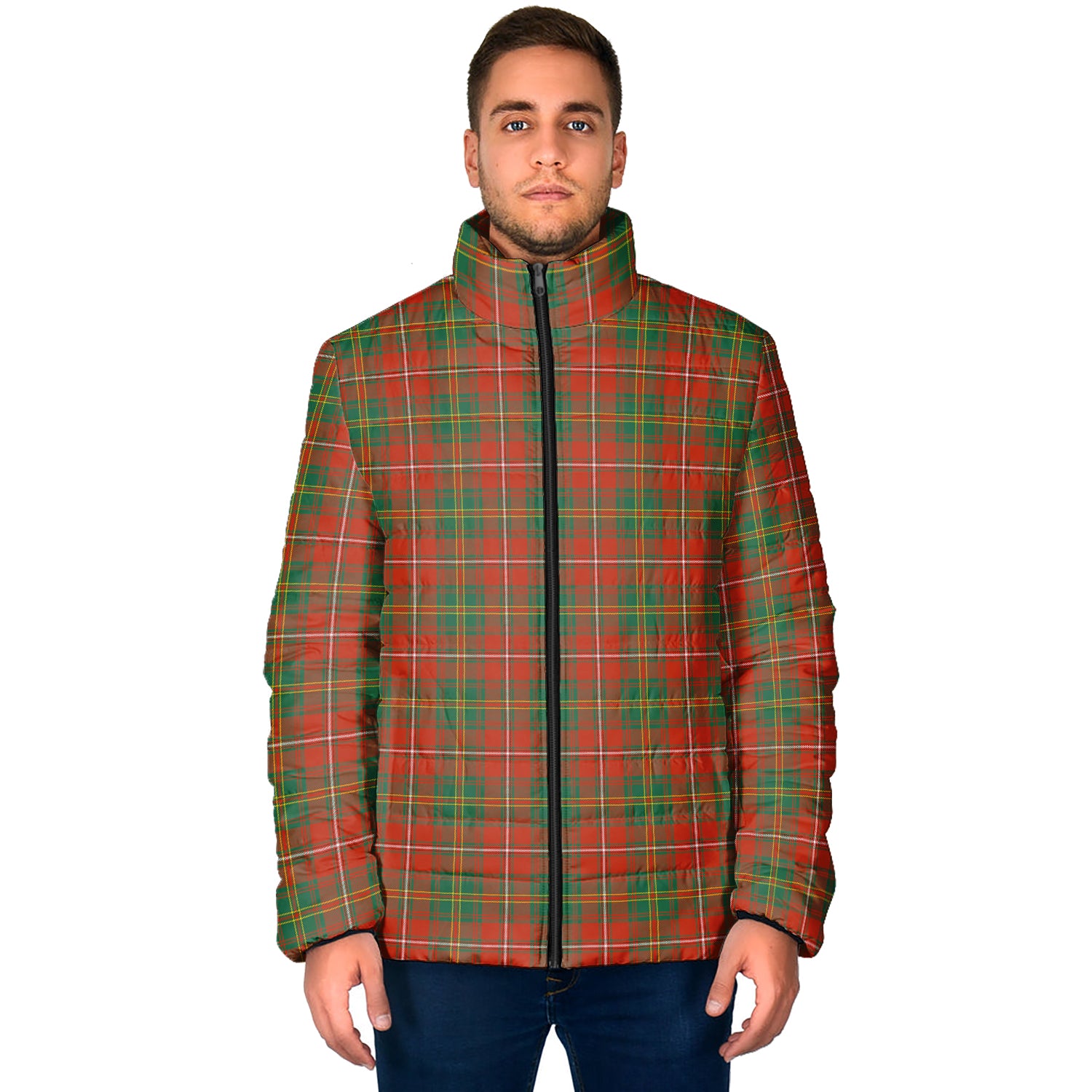 Hay Ancient Tartan Padded Jacket - Tartanvibesclothing