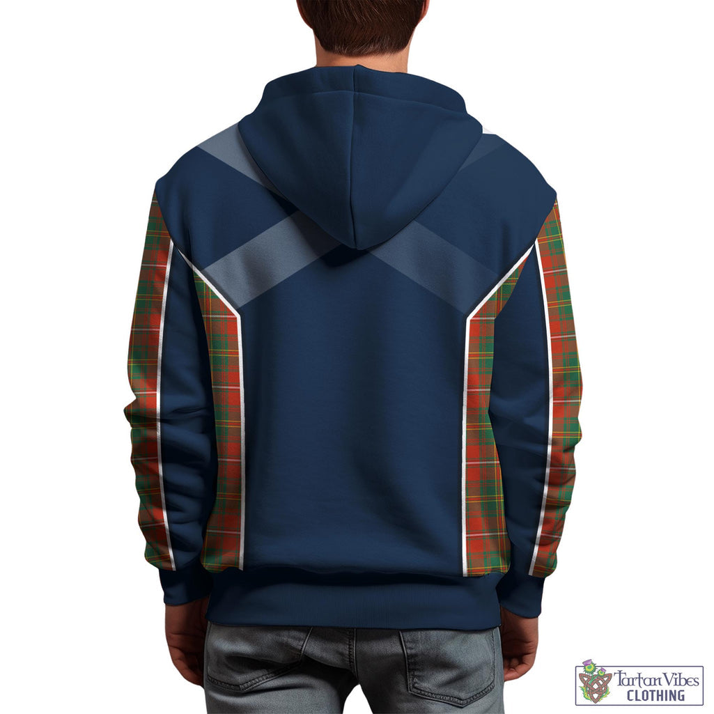 Tartan Vibes Clothing Hay Ancient Tartan Hoodie with Family Crest and Scottish Thistle Vibes Sport Style