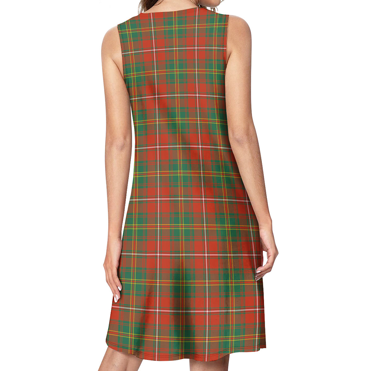 Hay Ancient Tartan Womens Casual Dresses - Tartanvibesclothing