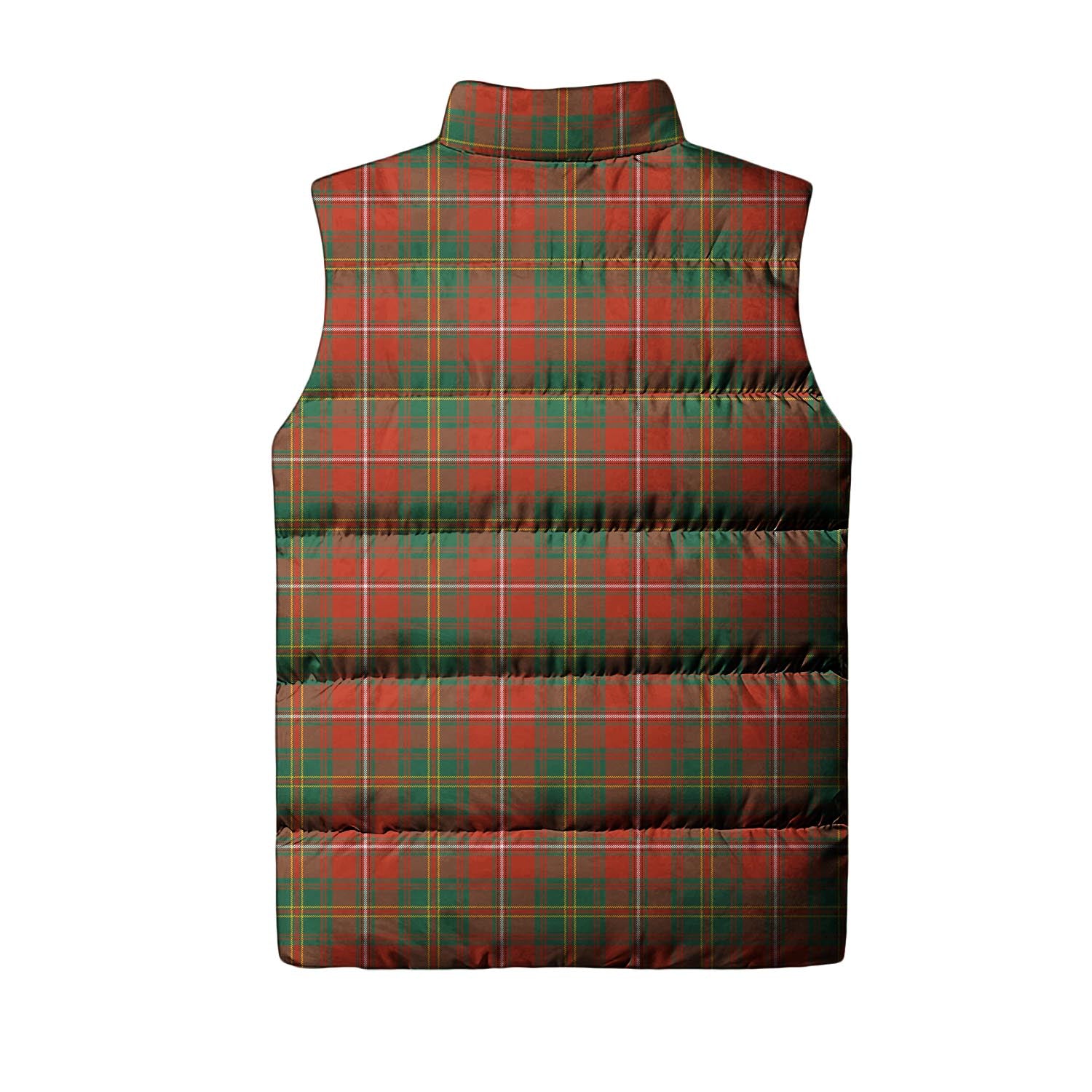 Hay Ancient Tartan Sleeveless Puffer Jacket with Family Crest - Tartanvibesclothing