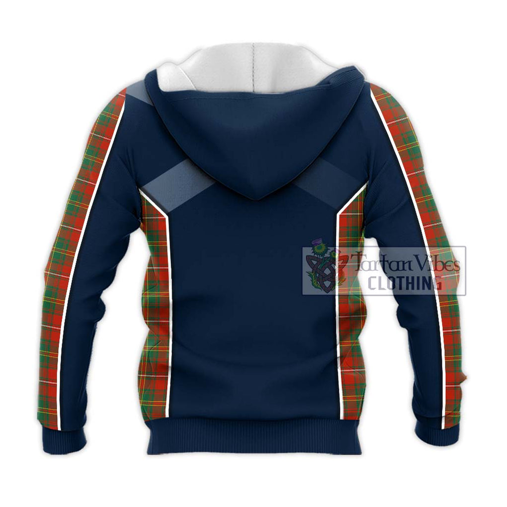 Hay Ancient Tartan Knitted Hoodie with Family Crest and Lion Rampant Vibes Sport Style - Tartan Vibes Clothing