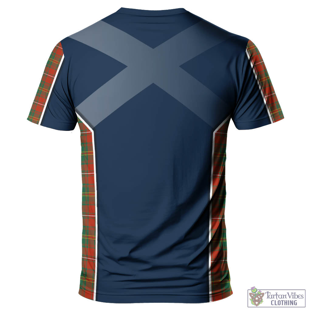 Tartan Vibes Clothing Hay Ancient Tartan T-Shirt with Family Crest and Lion Rampant Vibes Sport Style