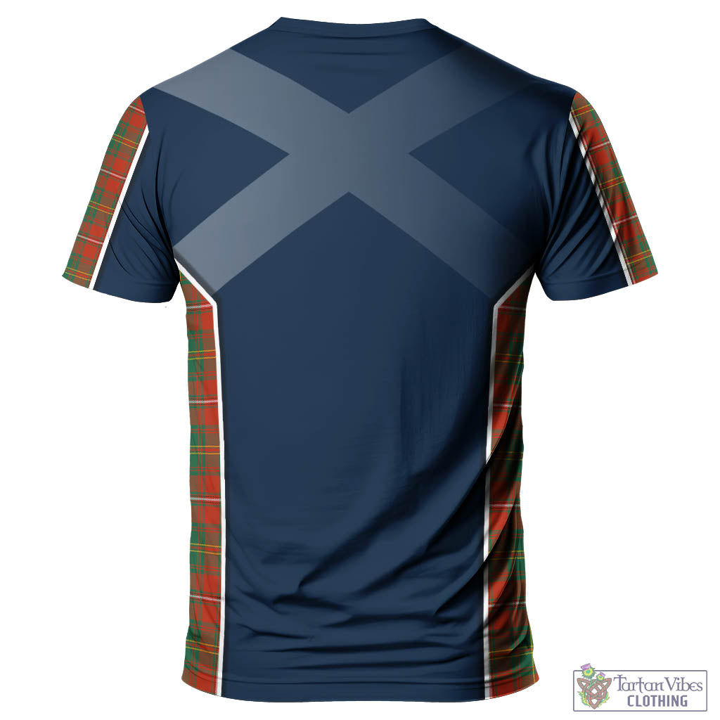 Tartan Vibes Clothing Hay Ancient Tartan T-Shirt with Family Crest and Scottish Thistle Vibes Sport Style