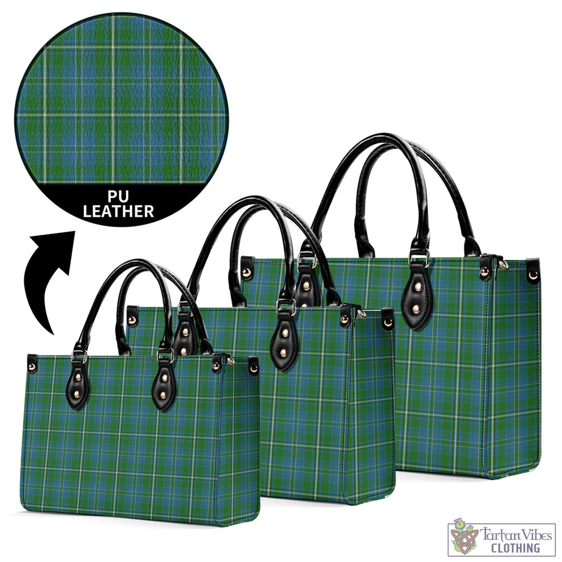 Tartan Vibes Clothing Hay Hunting Tartan Luxury Leather Handbags