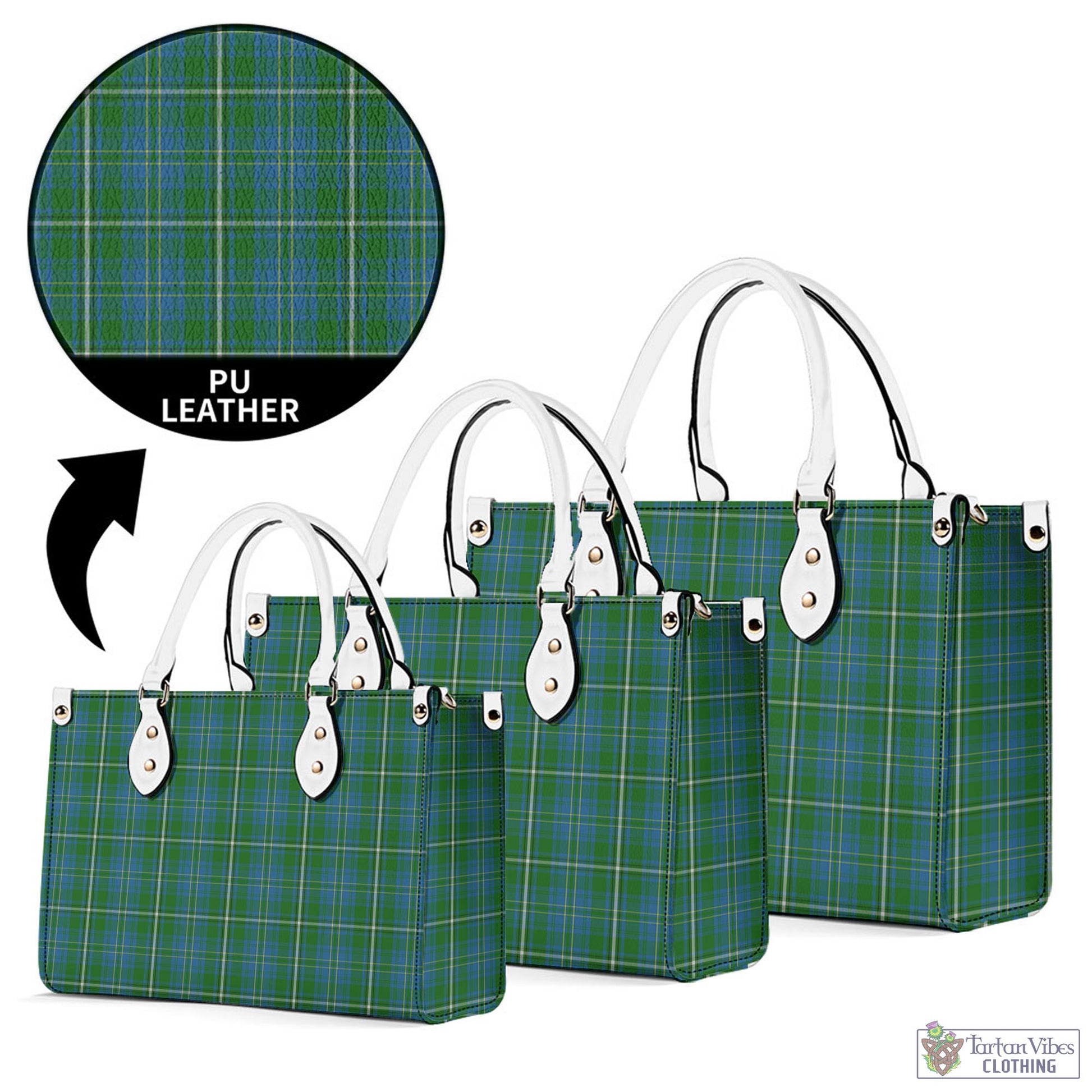 Tartan Vibes Clothing Hay Hunting Tartan Luxury Leather Handbags