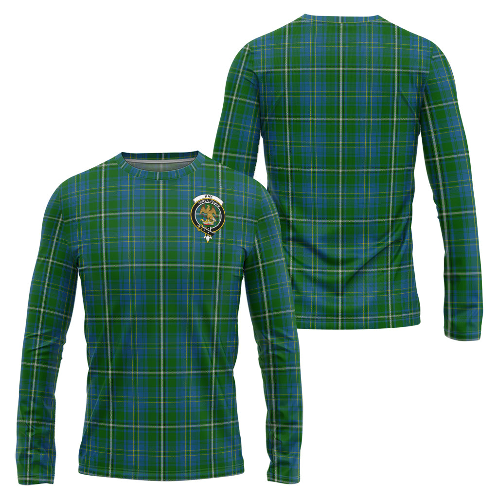 hay-hunting-tartan-long-sleeve-t-shirt-with-family-crest