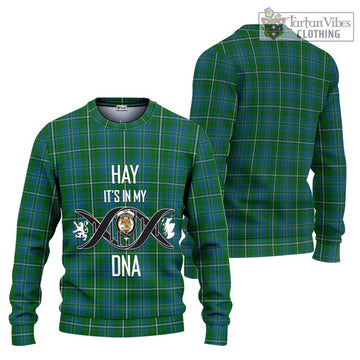 Hay Hunting Tartan Ugly Sweater with Family Crest DNA In Me Style