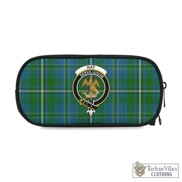 Hay Hunting Tartan Pen and Pencil Case with Family Crest