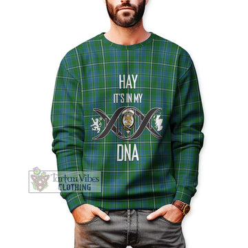 Hay Hunting Tartan Sweatshirt with Family Crest DNA In Me Style