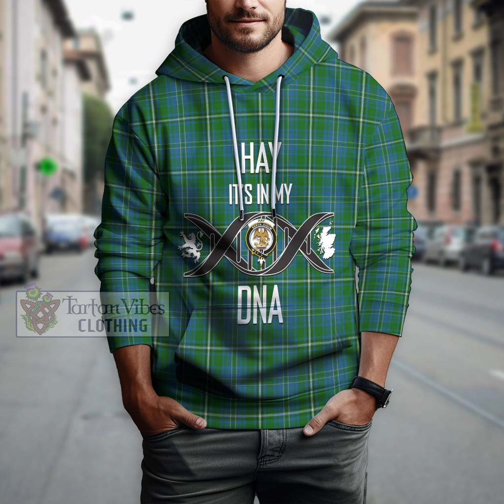 Hay Hunting Tartan Hoodie with Family Crest DNA In Me Style Pullover Hoodie - Tartanvibesclothing Shop