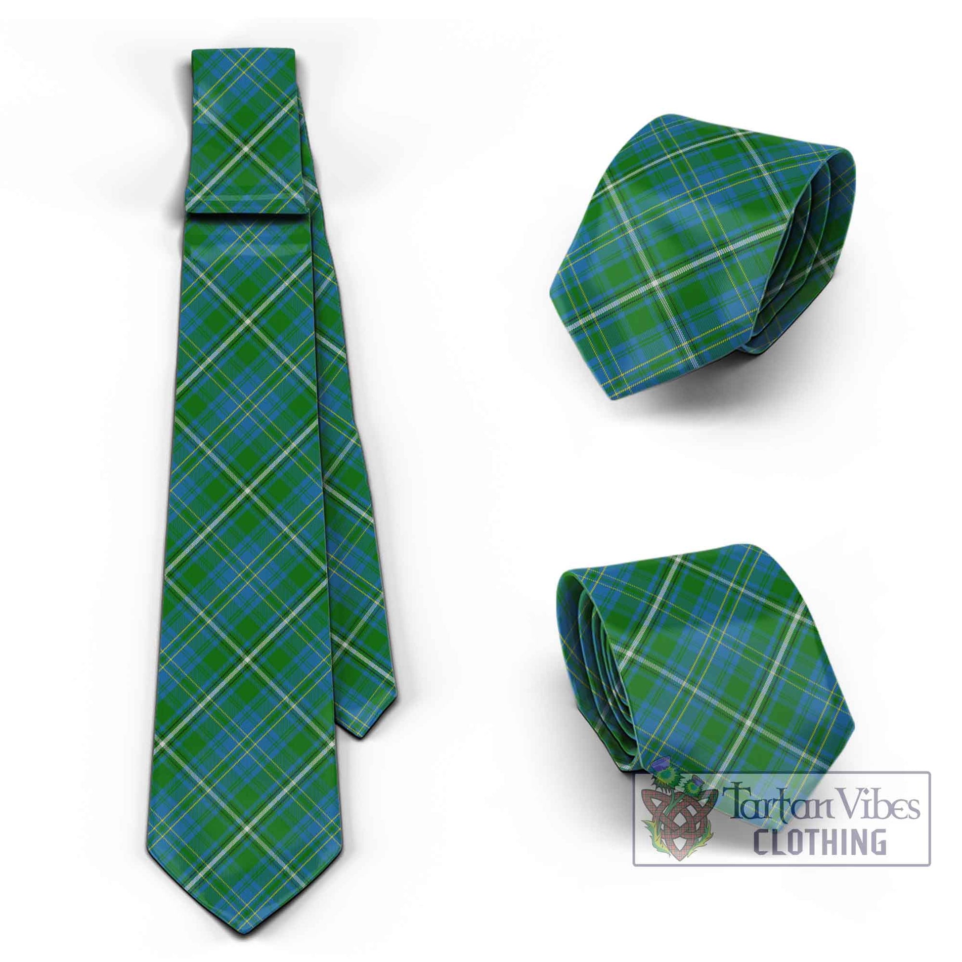 Tartan Vibes Clothing Hay Hunting Tartan Classic Necktie Cross Style