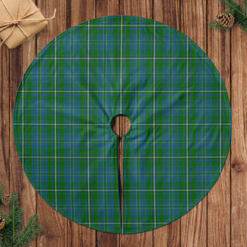 Hay Hunting Tartan Christmas Tree Skirt