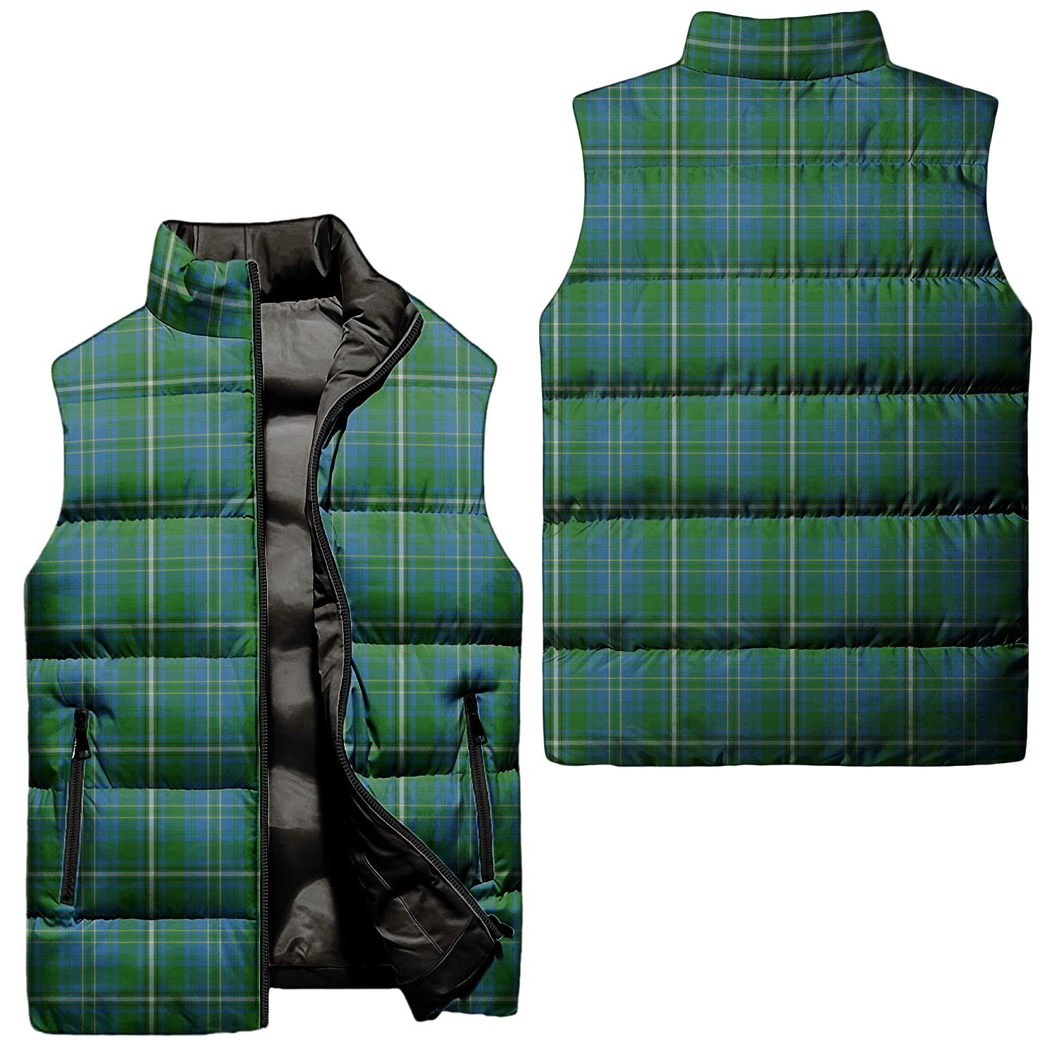 Hay Hunting Tartan Sleeveless Puffer Jacket Unisex - Tartanvibesclothing