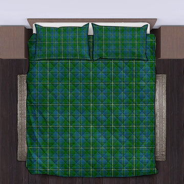 Hay Hunting Tartan Quilt Bed Set