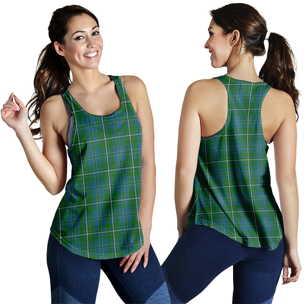 hay-hunting-tartan-women-racerback-tanks