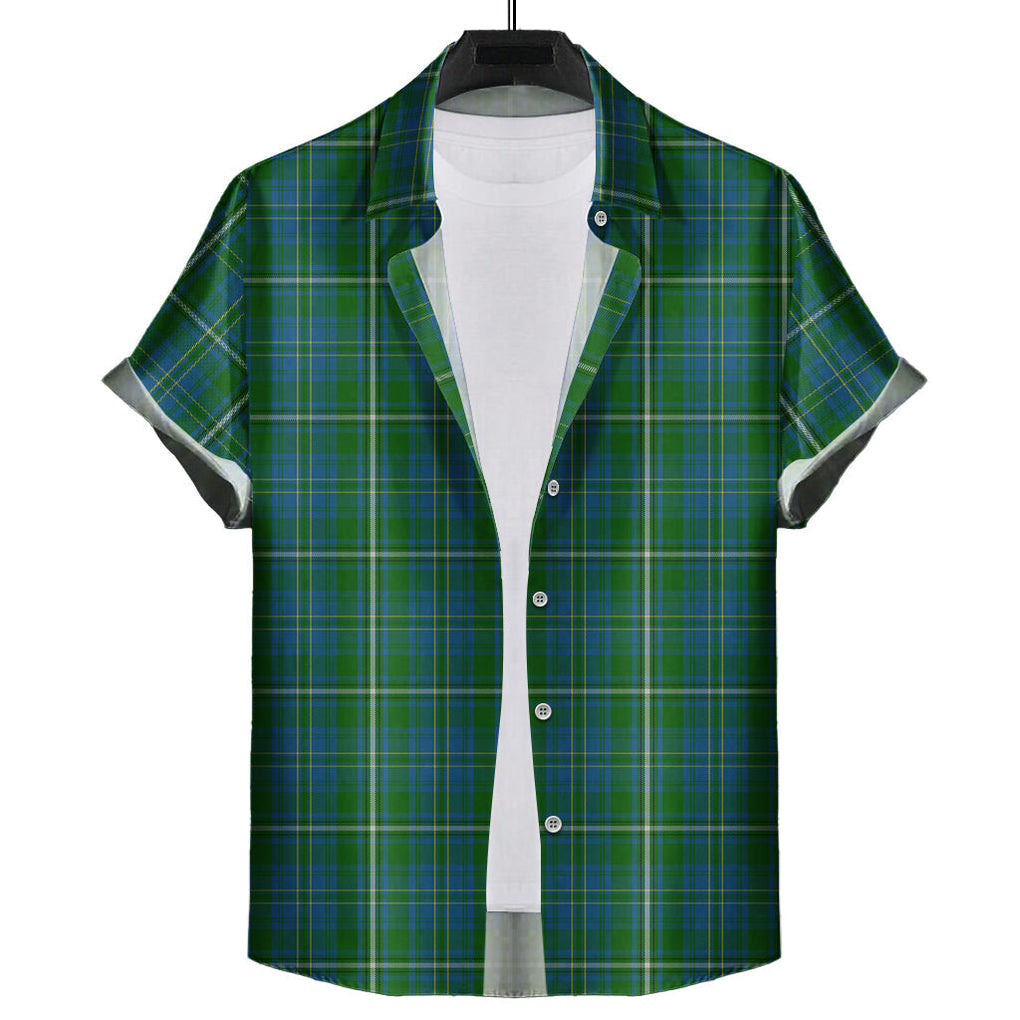 hay-hunting-tartan-short-sleeve-button-down-shirt