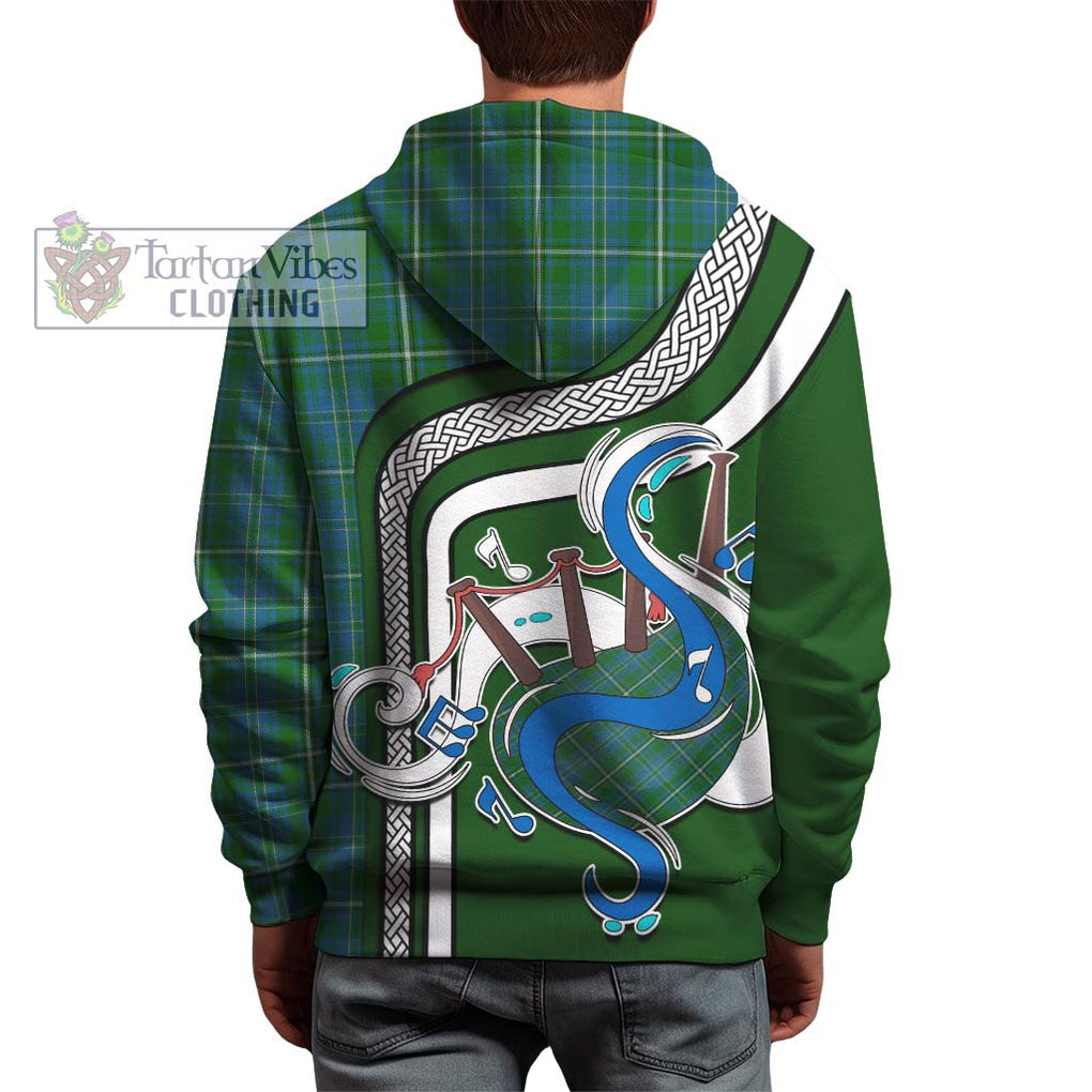 Hay Hunting Tartan Hoodie with Epic Bagpipe Style - Tartanvibesclothing Shop