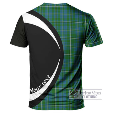 Hay Hunting Tartan T-Shirt with Family Crest Circle Style