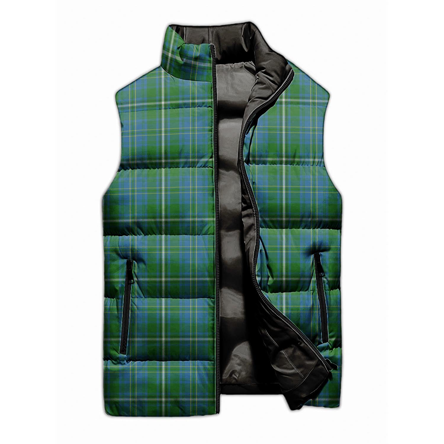 Hay Hunting Tartan Sleeveless Puffer Jacket - Tartanvibesclothing