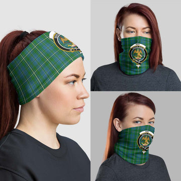 Hay Hunting Tartan Neck Gaiters, Tartan Bandanas, Tartan Head Band with Family Crest