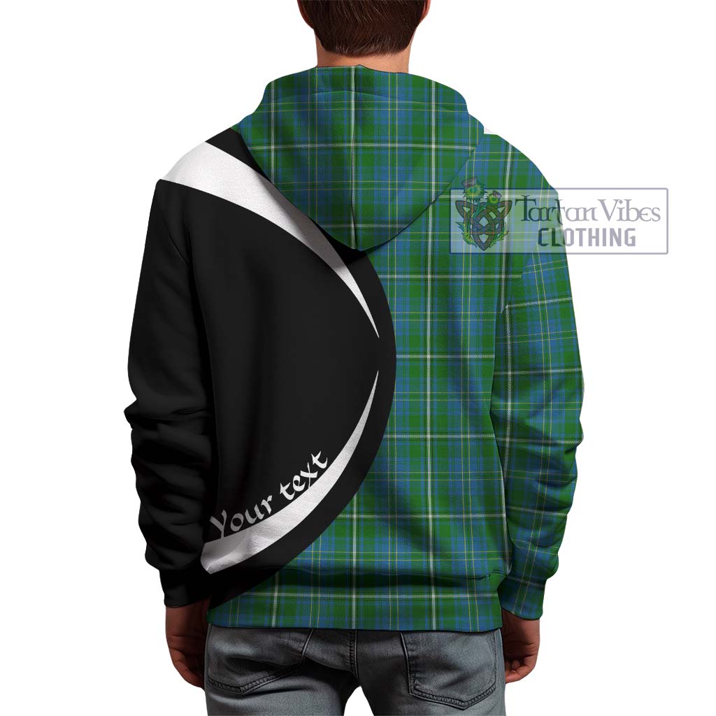 Tartan Vibes Clothing Hay Hunting Tartan Hoodie with Family Crest Circle Style