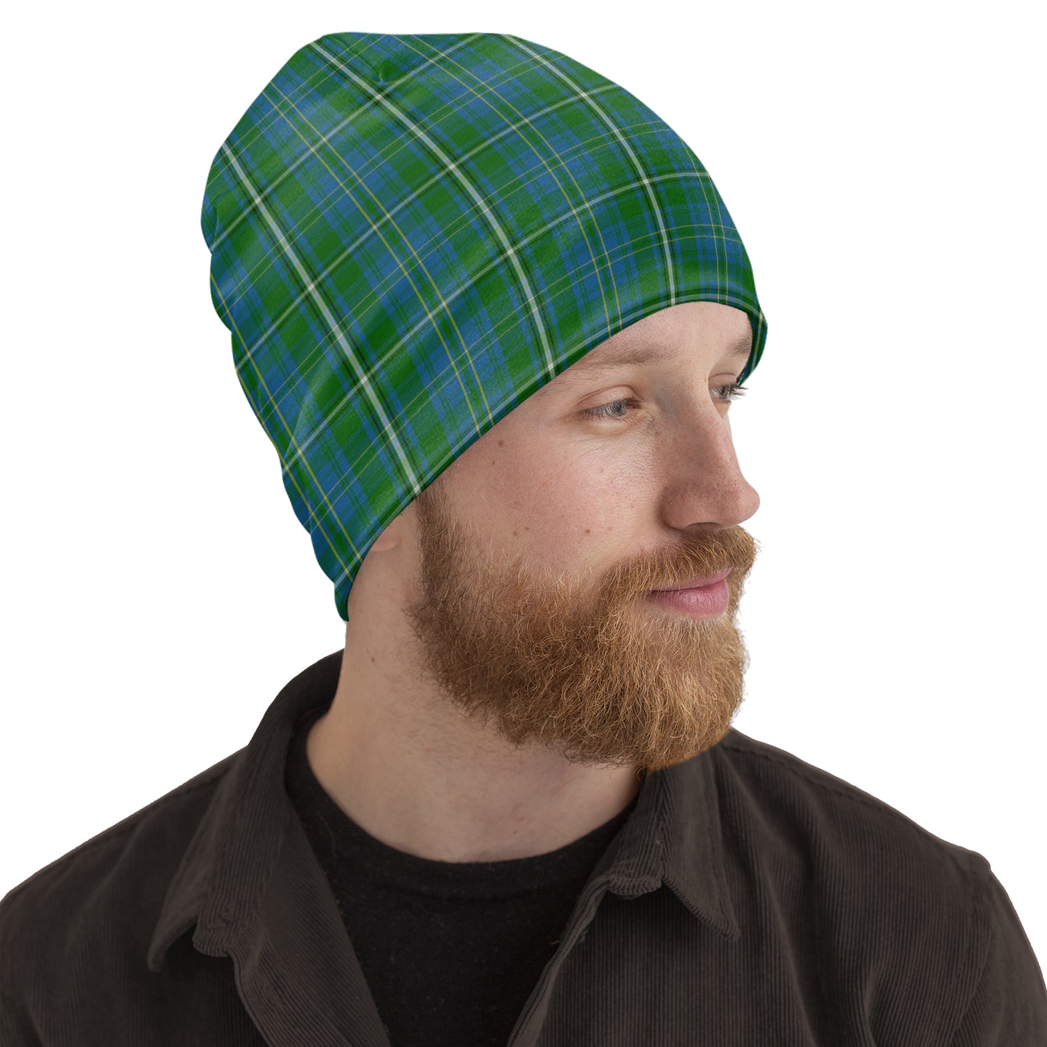 Hay Hunting Tartan Beanies Hat - Tartan Vibes Clothing