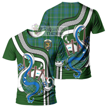 Hay Hunting Tartan T-Shirt with Epic Bagpipe Style