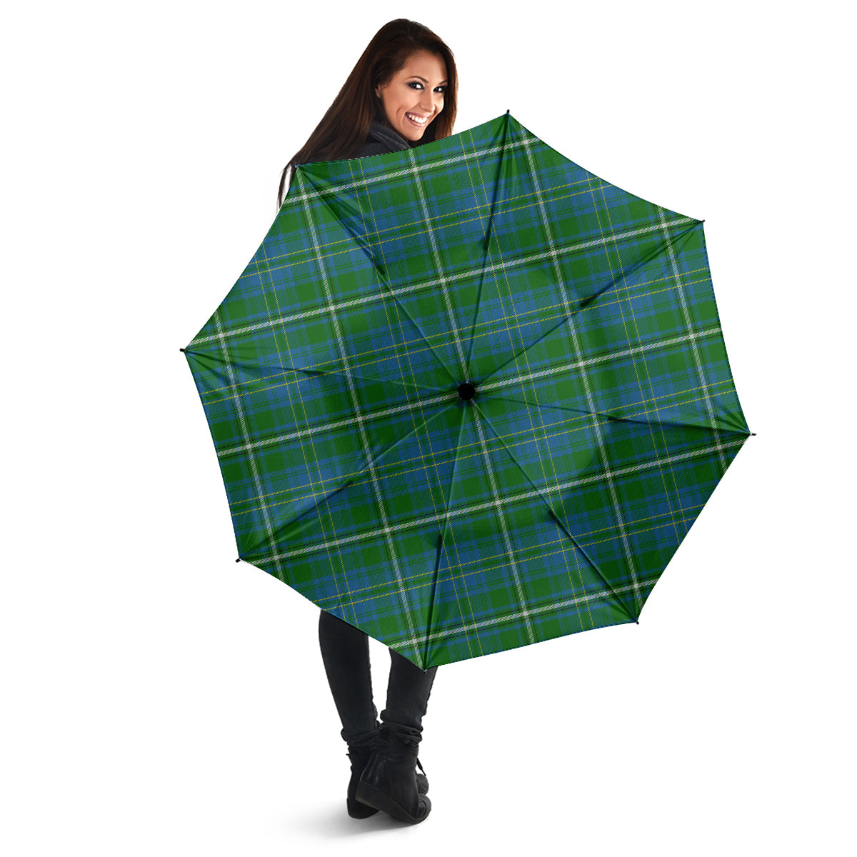 Hay Hunting Tartan Umbrella - Tartanvibesclothing