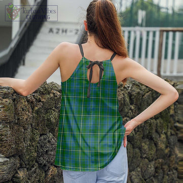 Hay Hunting Tartan Loose Halter Neck Camisole