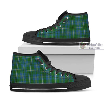 Hay Hunting Tartan High Top Shoes