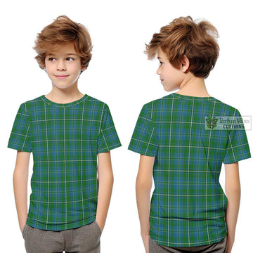 Hay Hunting Tartan Kid T-Shirt