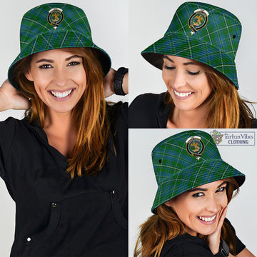 Hay Hunting Tartan Bucket Hat with Family Crest