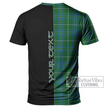 Hay Hunting Tartan T-Shirt with Family Crest and Half Of Me Style