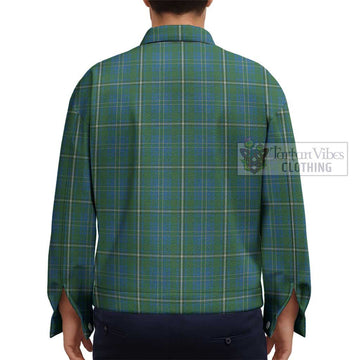 Hay Hunting Tartan Unisex Lapel Cotton Jacket