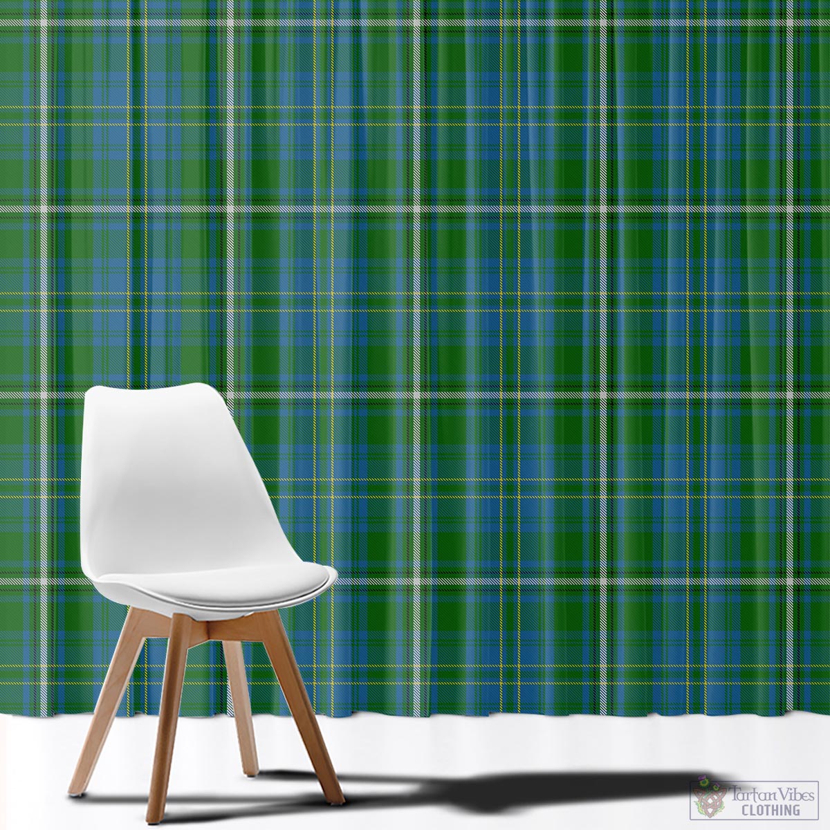 Hay Hunting Tartan Window Curtain