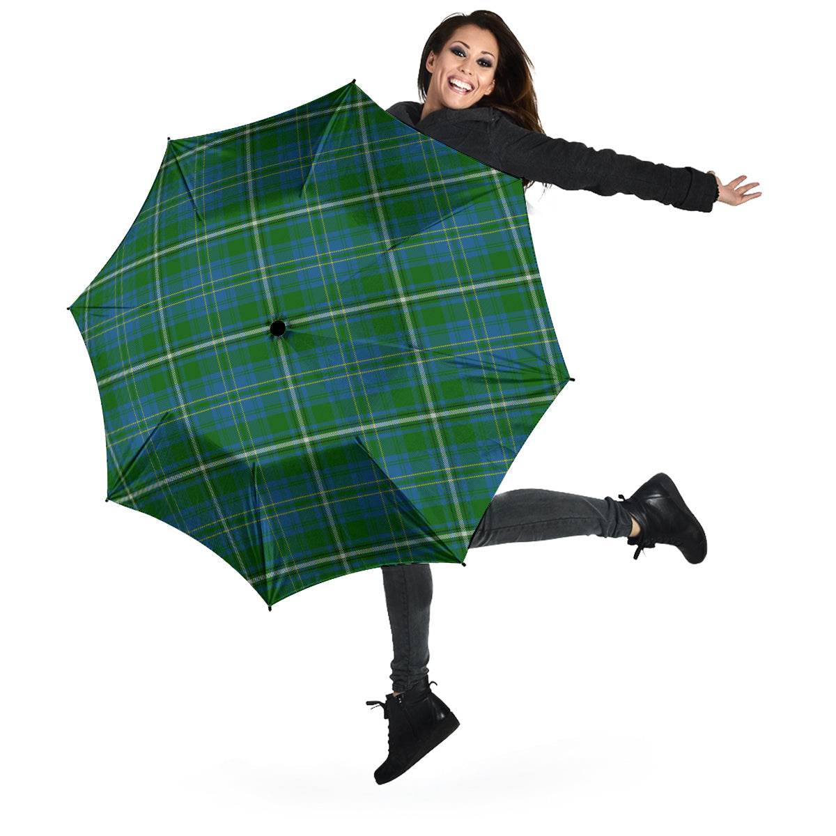 Hay Hunting Tartan Umbrella - Tartanvibesclothing