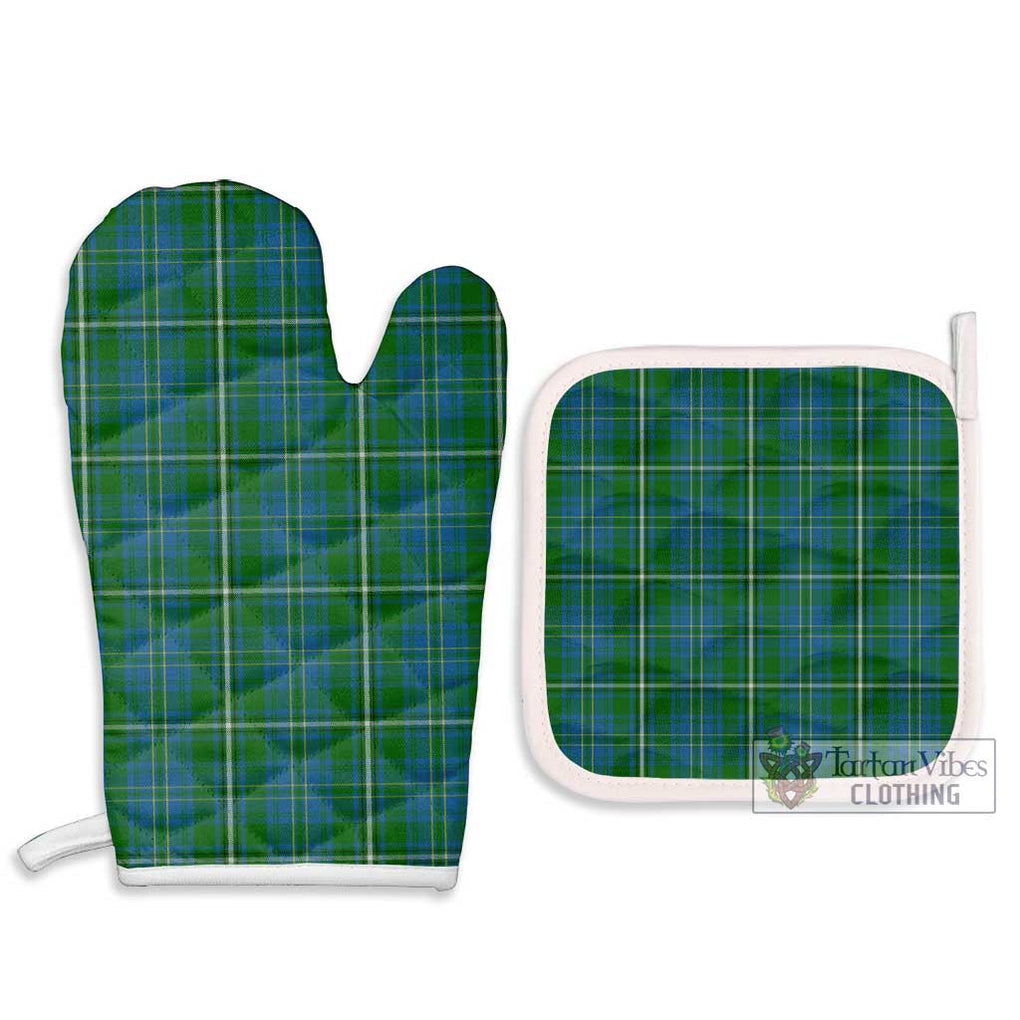 Hay Hunting Tartan Combo Oven Mitt & Pot-Holder Combo 1 Oven Mitt & 2 Pot-Holder White - Tartan Vibes Clothing