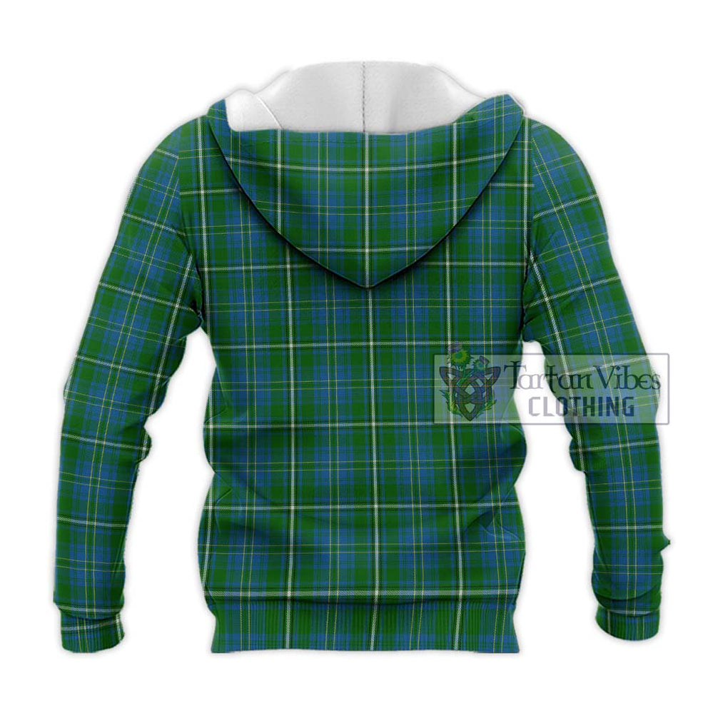 Hay Hunting Tartan Knitted Hoodie with Family Crest DNA In Me Style - Tartanvibesclothing Shop