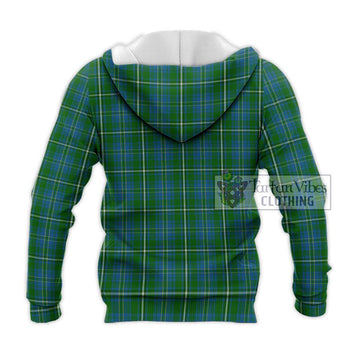 Hay Hunting Tartan Knitted Hoodie with Family Crest DNA In Me Style