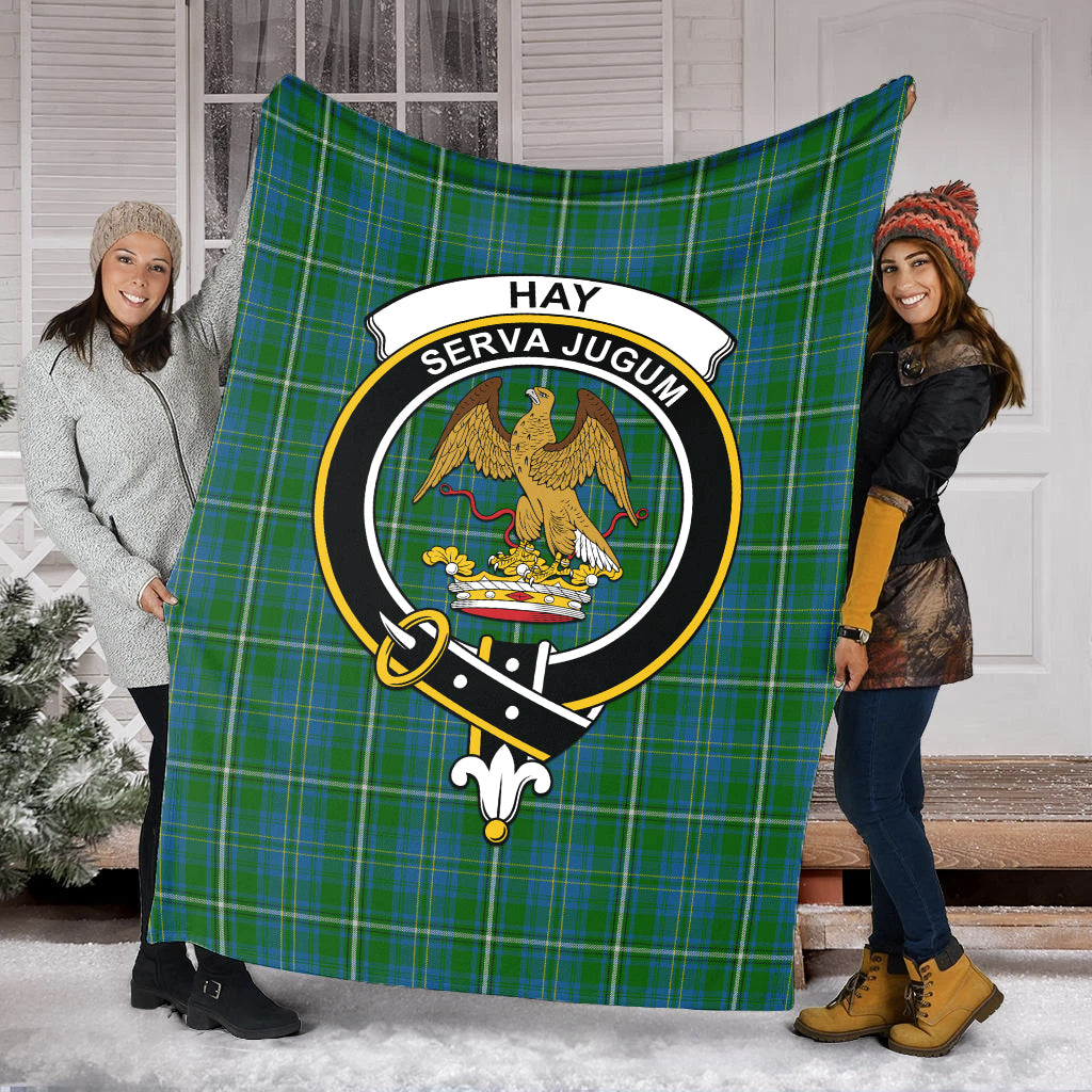 hay-hunting-tartab-blanket-with-family-crest