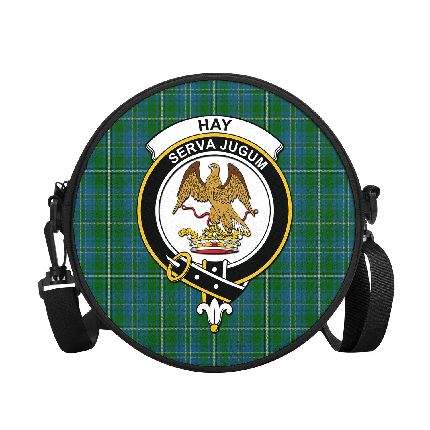 hay-hunting-tartan-round-satchel-bags-with-family-crest