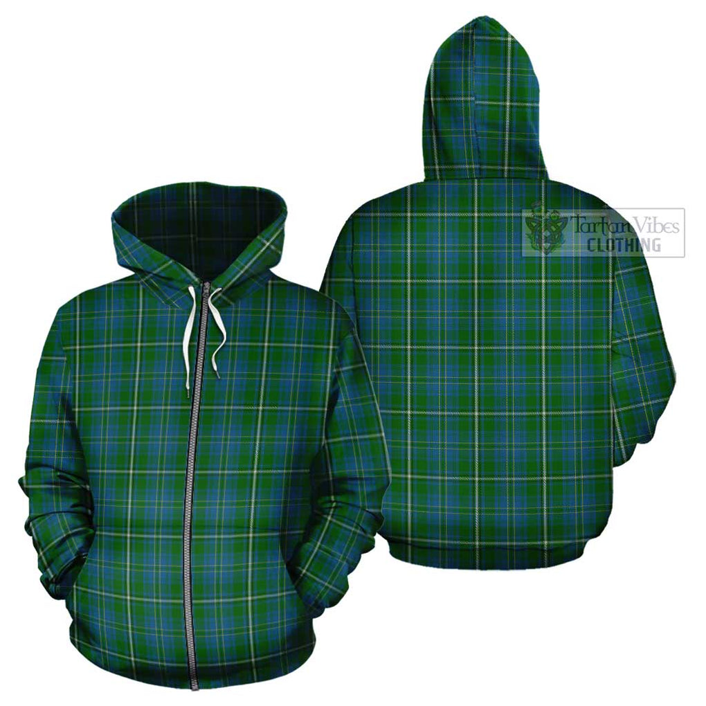 Hay Hunting Tartan Cotton Hoodie Zip Hoodie - Tartan Vibes Clothing