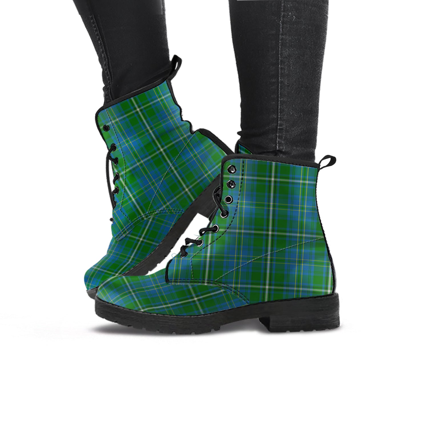 hay-hunting-tartan-leather-boots