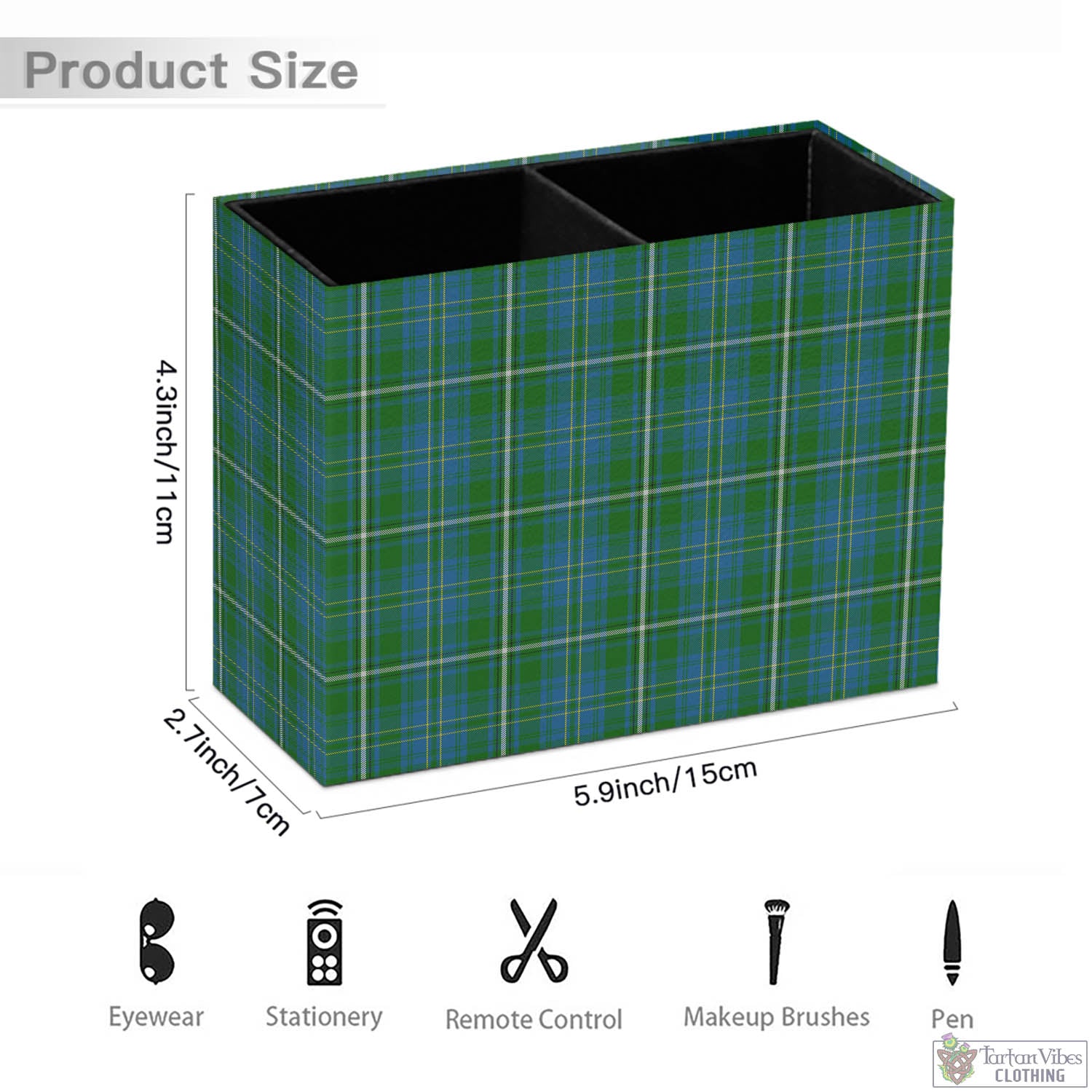 Tartan Vibes Clothing Hay Hunting Tartan Pen Holder